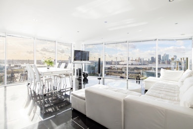 Views that you won't have seen before from this stunning E16 two bed, £799,950!